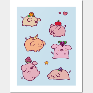 Fruit Piggies Posters and Art